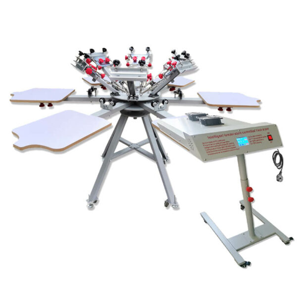 6 color 6 station screen printing machine SPM07-03