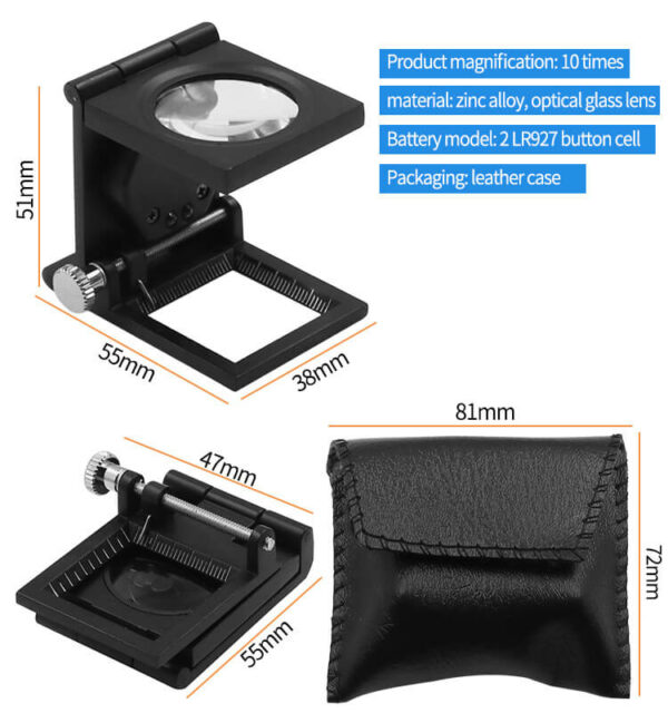 10X magnifying lens SPT22-07