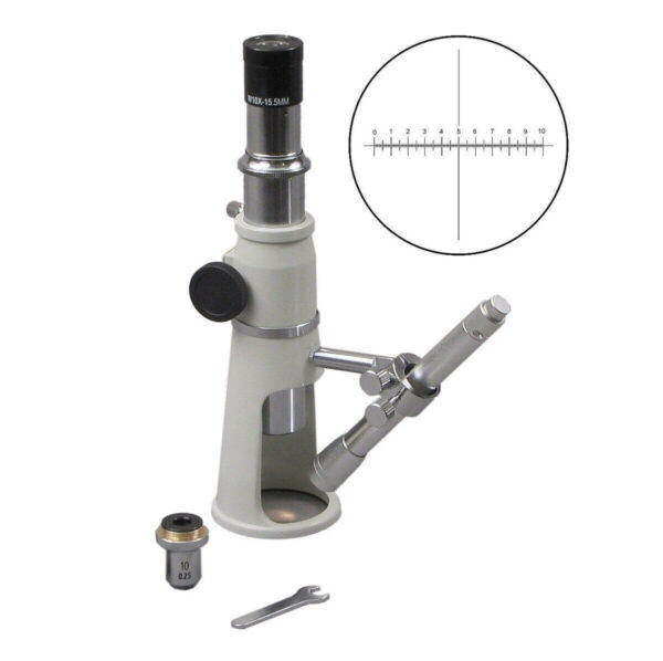 portable handheld stand measuring microscope 100X magnification SPM19-03