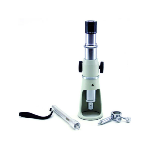 portable handheld stand measuring microscope 100X magnification SPM19-04