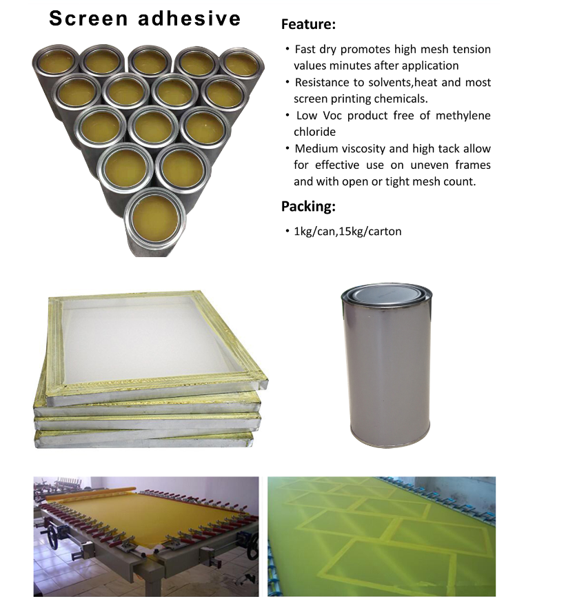 screen printing frame adhesive glue SPC06-09