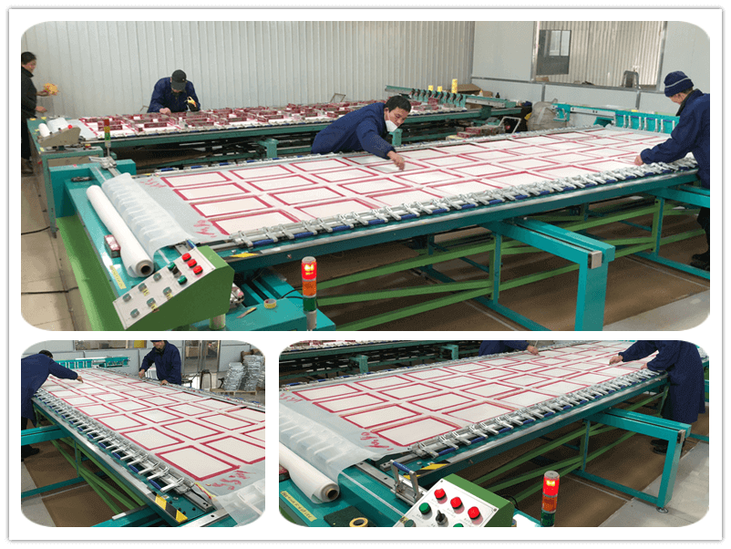 screen printing aluminium frame with mesh SPT02-17