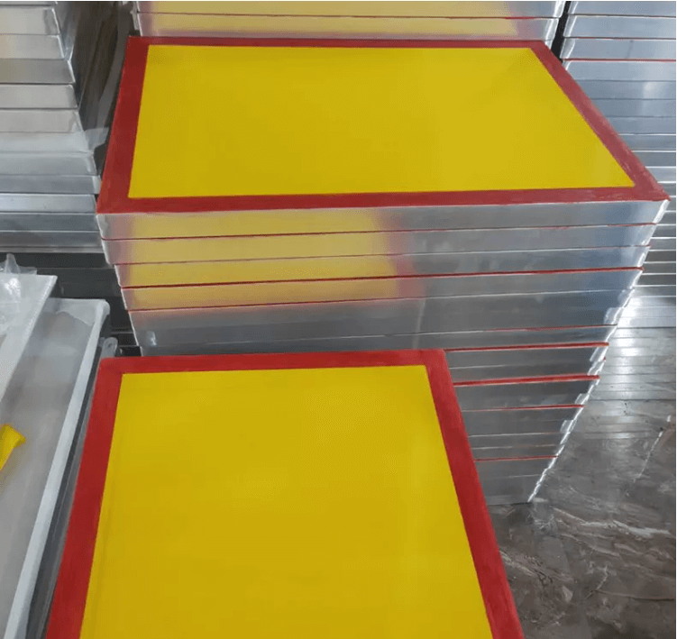 screen printing aluminium frame with mesh SPT02-06